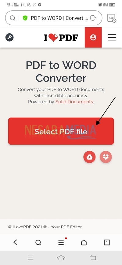 select PDF file