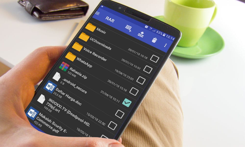 Cara Membuat File ZIP atau RAR di Android (+Gambar)