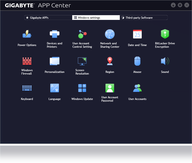 Fitur yang Dimiliki Gigabyte App Center