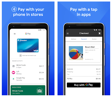 Tampilan Google Pay APK Terbaru
