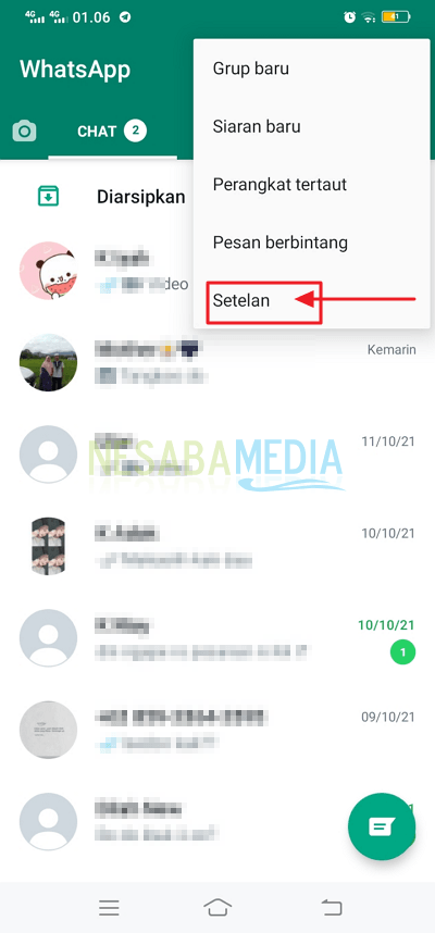 Cara Mengunci Whatsapp dengan Pola