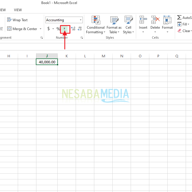 Cara Membuat Tanda Titik Pada Angka di Microsoft Excel