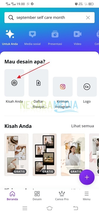How to integrate photos and videos in Instagram story