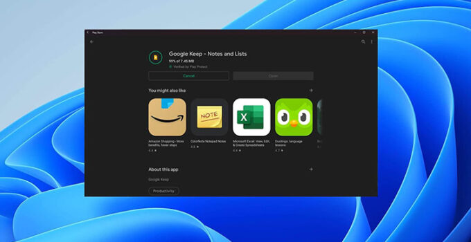 Trik Pasang dan Jalankan Google Play Store di Windows 11