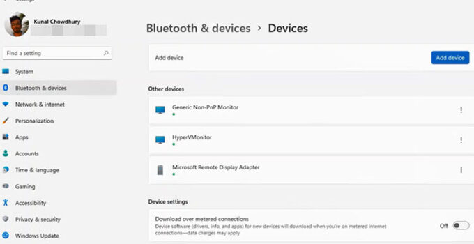 Yang Baru di Windows 11 Bluetooth and Devices