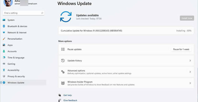 Yang Baru di Windows 11: Windows Update Settings
