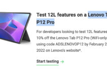 Android 12L Jalani Debut di Perangkat Lenovo Tab P12 Pro