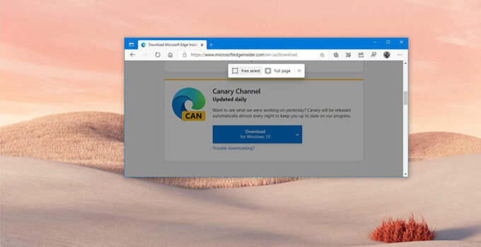 Browser Edge Kini Dukung Fitur Web Capture Untuk Dokumen PDF