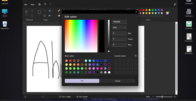 Pengembang Ini Rilis Aplikasi Paint Dengan Mode Gelap Untuk Windows 11