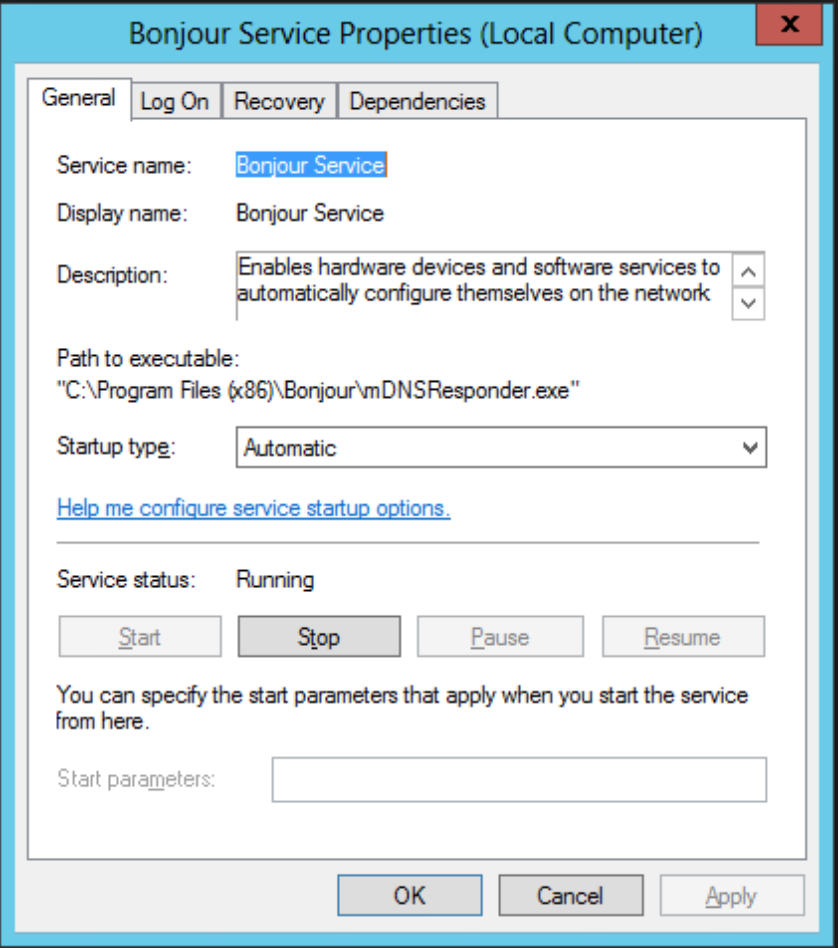 Specified start. VNC сервер. Службы SMTP В Windows. UNIFI контроллер Windows. Служба Bonjour.