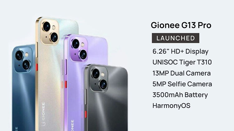 Gionee G13 Pro, Smartphone non-Huawei Pertama Dengan Harmony OS