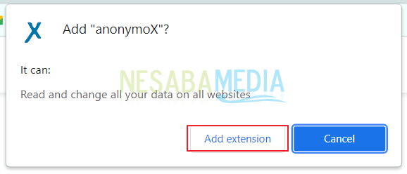 klik add extensions