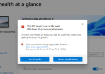 Windows 11 Tampilkan Peringatan Baru ke Perangkat Yang Tidak Memenuhi Syarat