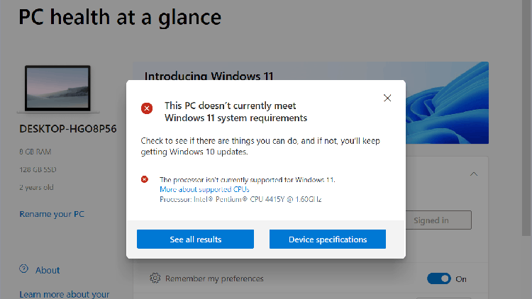 Windows 11 Tampilkan Peringatan Baru ke Perangkat Yang Tidak Memenuhi Syarat