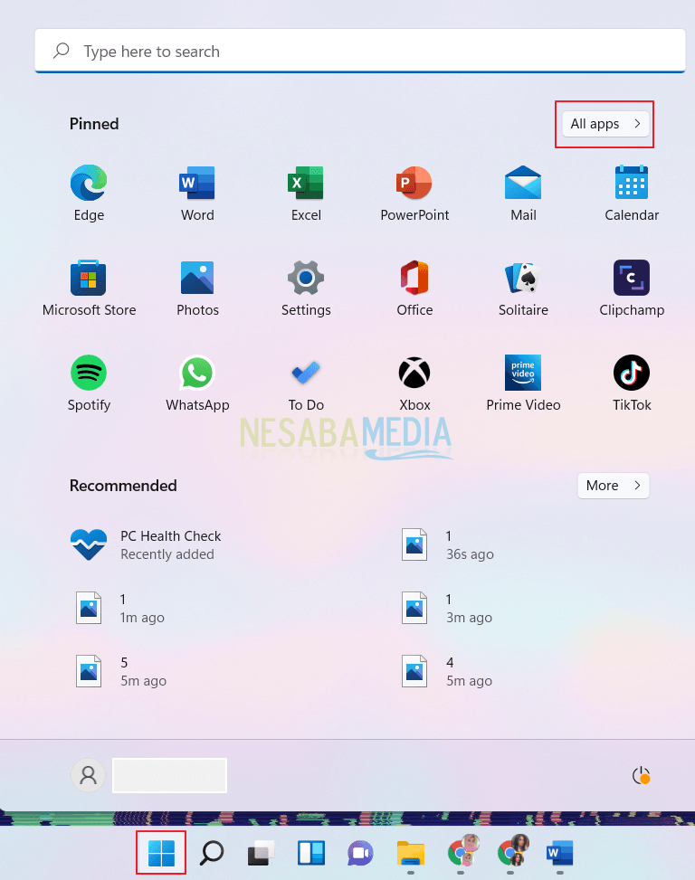 Cara Membuka Windows Terminal di Windows 11 via All Apps