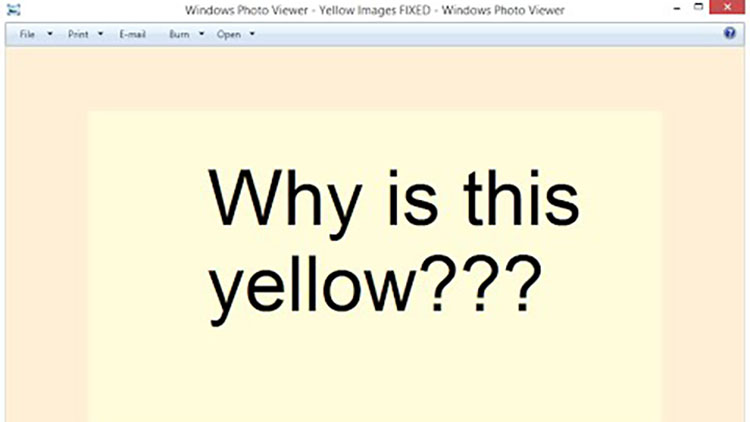 Mengatasi Windows Photo Viewer Bikin Gambar Berwarna Kuning