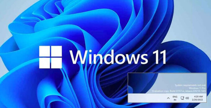 Microsoft Terapkan Watermark Untuk Perangkat Windows 11 Yang Tidak Didukung