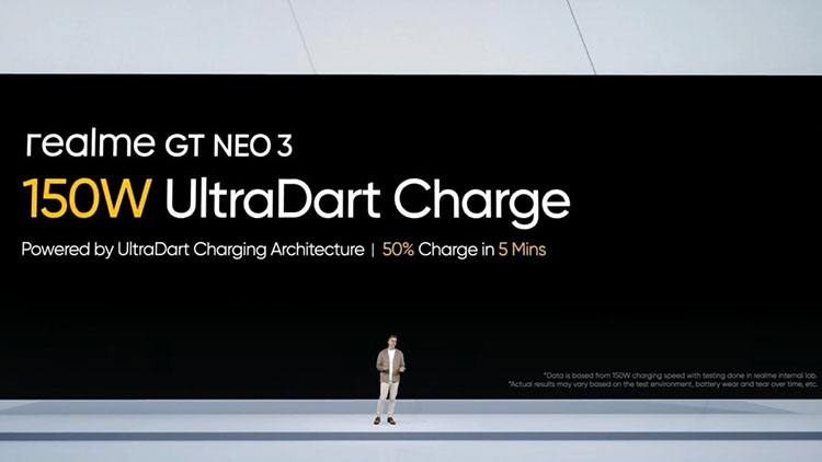 Realme Pamerkan Kemampuan Pengisian Ulang 150W di GT Neo 3