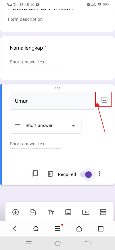 How to create a Google Form on mobile to collect data