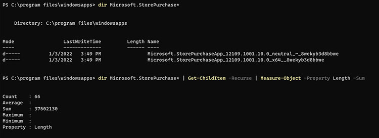 Ukuran Aplikasi Microsoft Store Asli