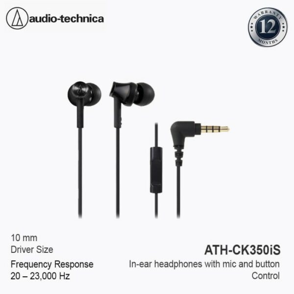 Audio-Technica ATH-CK350iS Earphone