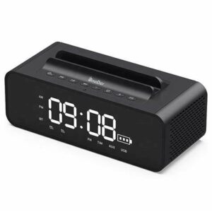 Bluetooth Speaker Alarm LED Clock - KD-66