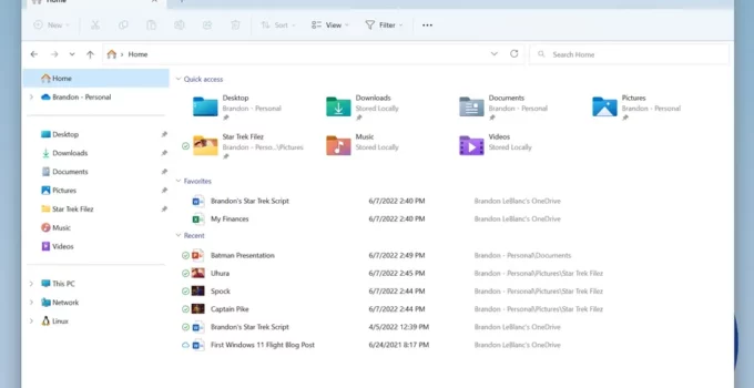 Microsoft Rilis Fitur Tab Di File Explorer