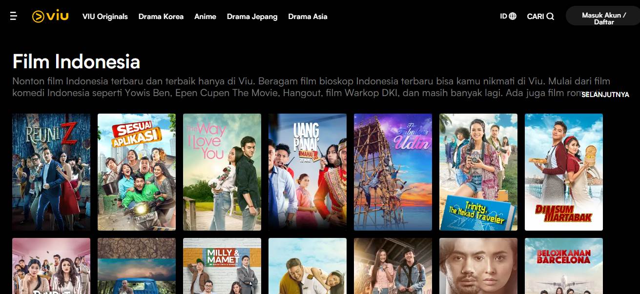 Situs Download Film Indonesia Terlengkap Viu