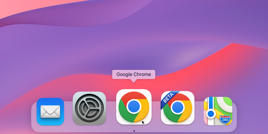 Tampilan Logo Google Chrome di MacOS
