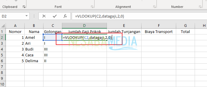 Rumus VLookup Beda Sheet di MS Excel