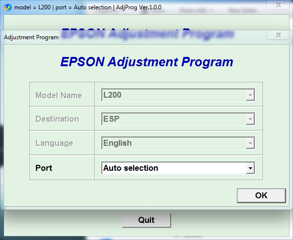 Download Resetter Epson L200 Terbaru