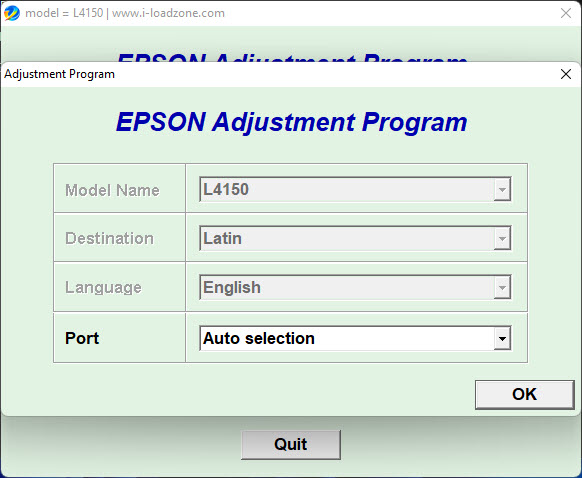 Download Resetter Epson L4150