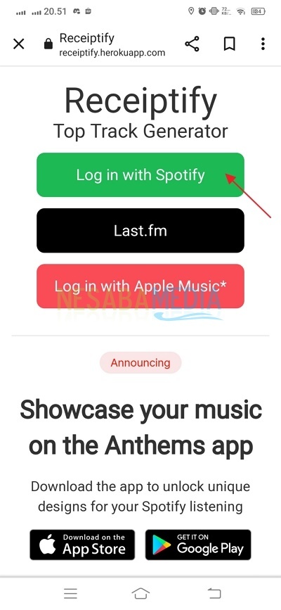 Cara Membuat Receiptify di Spotify