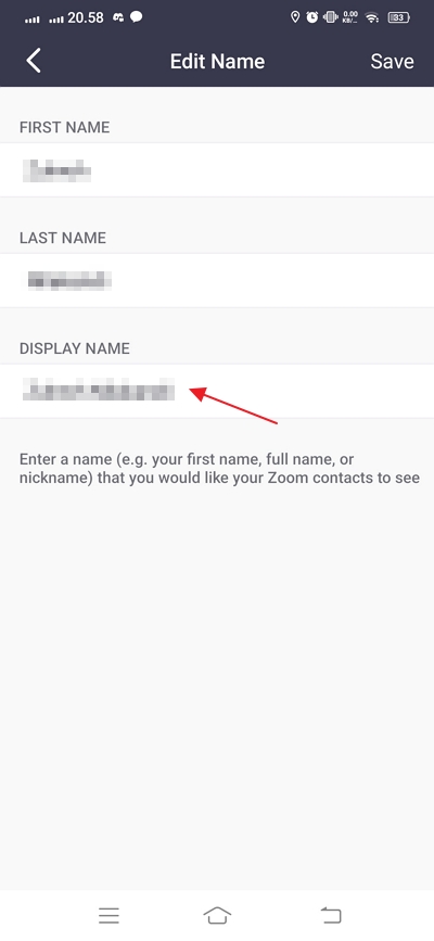 Cara Mengganti Nama Zoom di HP Android