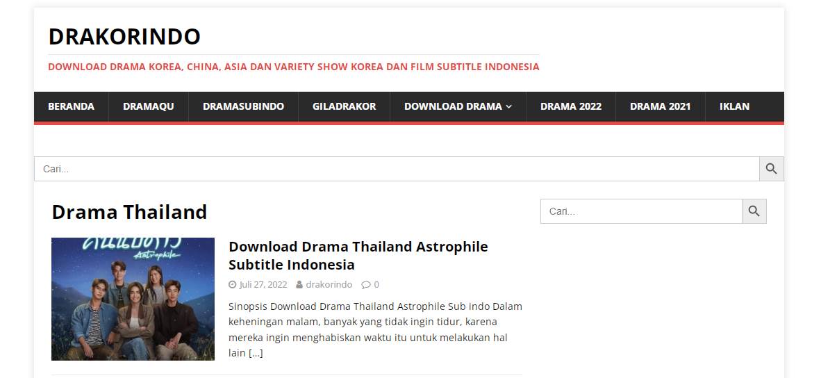 Situs Download Drama Thailand Sub Indo