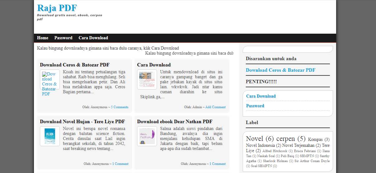 Situs Download eBook Indonesia Terlengkap