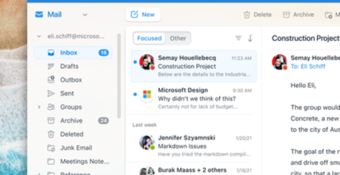 Microsoft Berikan Dukungan Akun Pribadi di Outlook