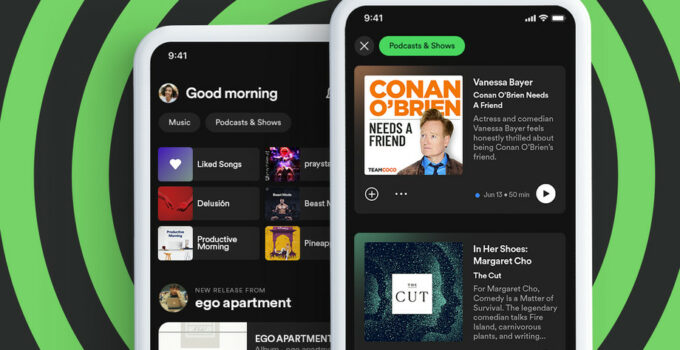 Spotify Tampilan dengan Gaya Baru untuk Podcast