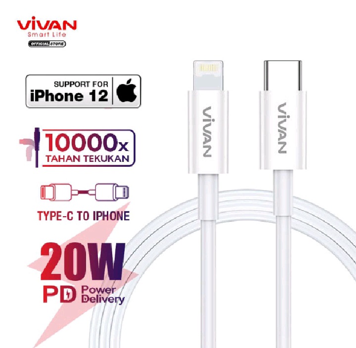 Vivan Kabel Type C Fast Charging Power Delivery KCL 100S