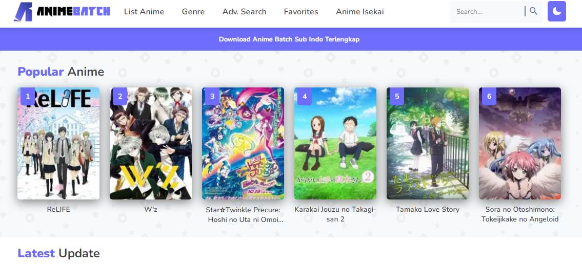 Situs Download Anime Batch Sub Indo Animebatch