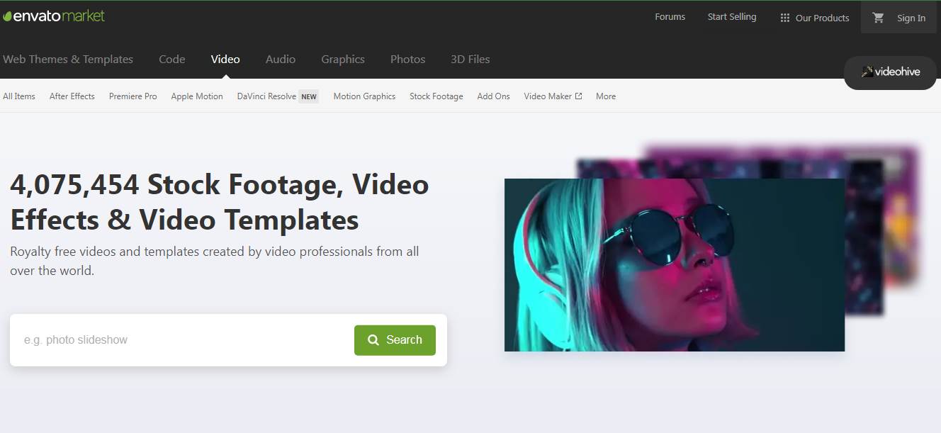 Situs Download Template After Effect VideoHive