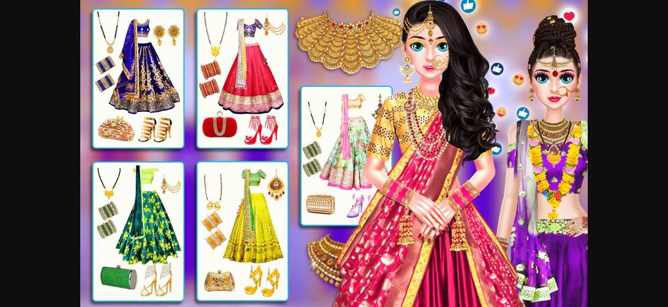 Indian Wedding Makeup Dress-Up
