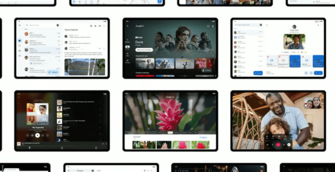 Google Aps New Design Tablet Version