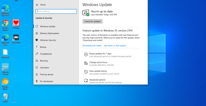 Microsoft akan Hentikan Dukungan Windows 10 21H1