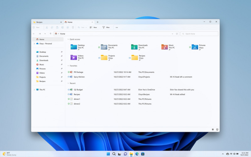 File Explorer Windows 11