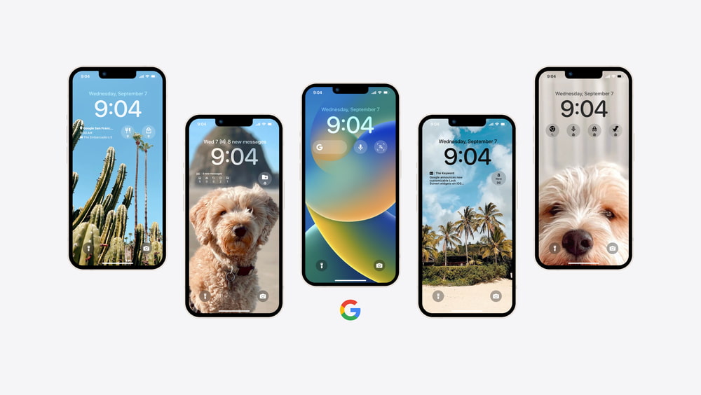 Google App iOS 16 Lock Screen