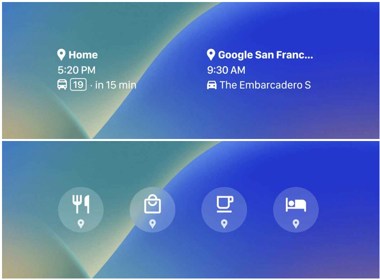 Google Maps iOS 16 Widget Lock Screen