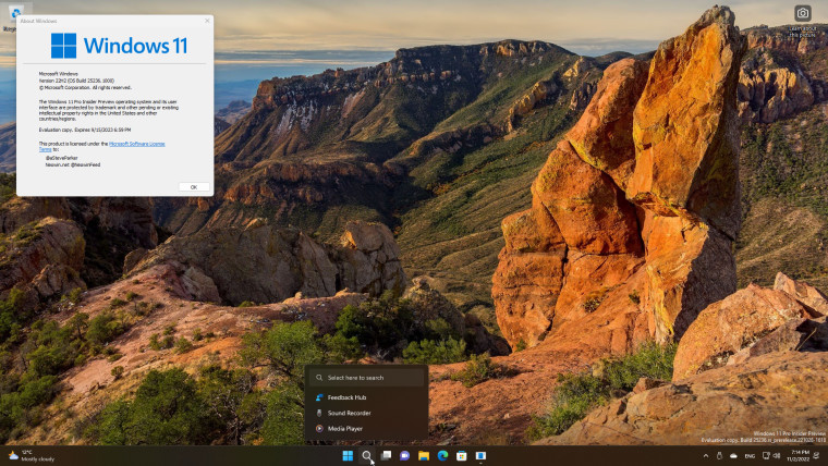 Microsoft Rilis Windows 11 untuk Insider Dev Channel