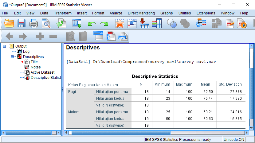 IBM SPSS 25 for Windows