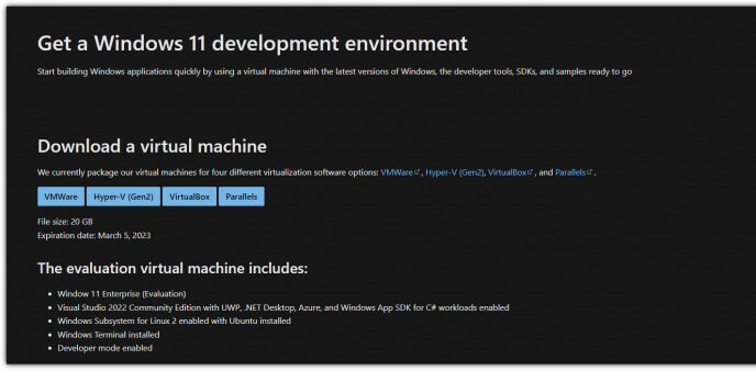 [Update] Virtual Machine Windows 11 Enterprise Diperpanjang Maret 2023 2